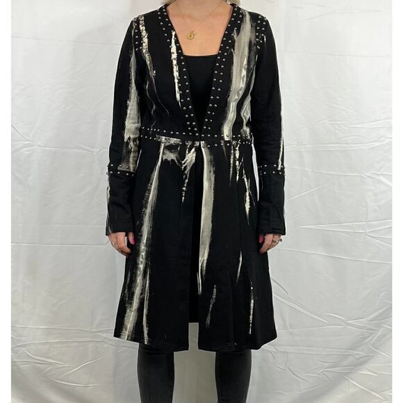 Vocal Tie-dye Jacket W/ Studs Large NWT - Picture 4 of 7